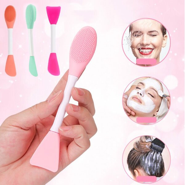 أدوات العناية بالبشرة (إسفنجة كونجاك السحرية + فرشاة 3 في 1 للماسك ) - Image 4